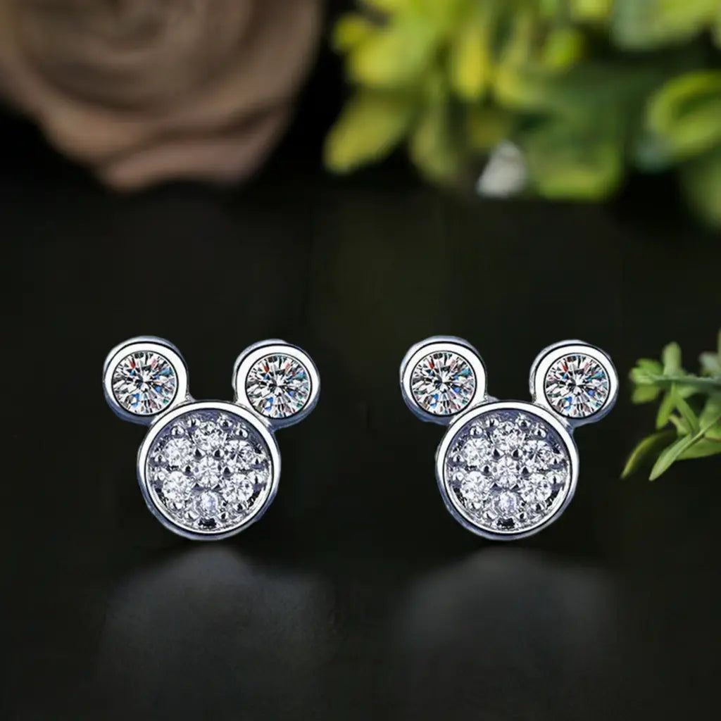 Boucles d'oreilles Mickey - Initiale Initiale