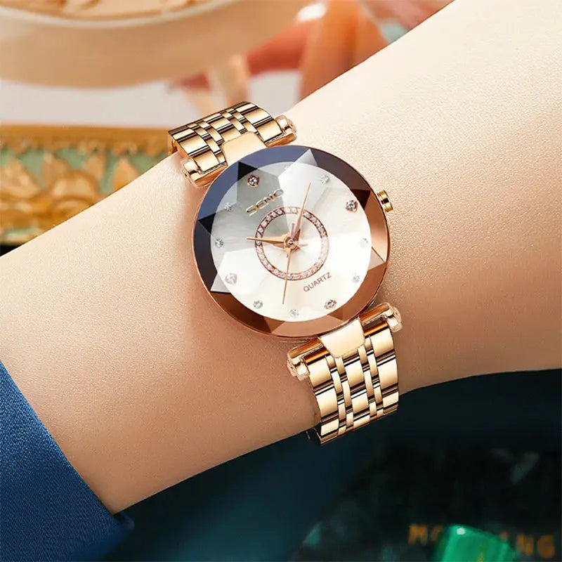 Luxury Brand Fashion Women Watches For Ladies Quartz Relogio Feminino Female Montre Reloj Mujer Zegarek Damski Dropshipping Les Bijoux Lili