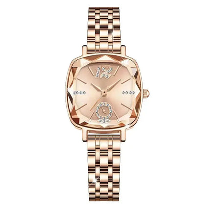 MAYZHISU Luxury Watch for Woman Waterproof Stainless Steel Quartz Ladies Watch High Quality Women's Watches Elegant Female Clock Les Bijoux Lili