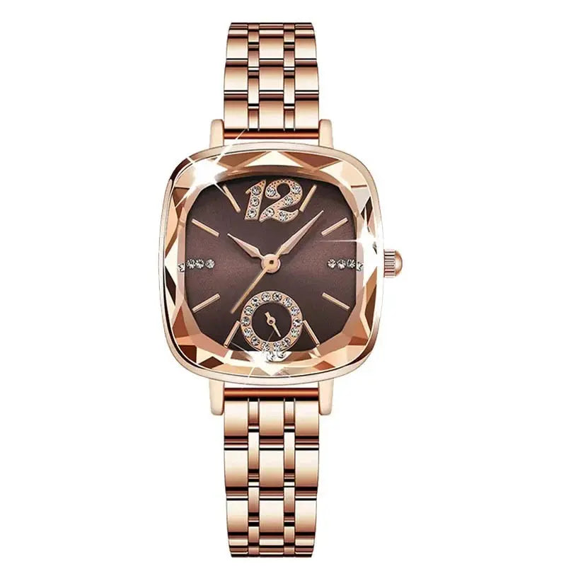 MAYZHISU Luxury Watch for Woman Waterproof Stainless Steel Quartz Ladies Watch High Quality Women's Watches Elegant Female Clock Les Bijoux Lili