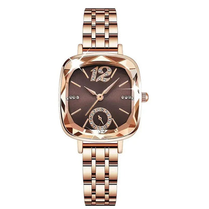 MAYZHISU Luxury Watch for Woman Waterproof Stainless Steel Quartz Ladies Watch High Quality Women's Watches Elegant Female Clock Les Bijoux Lili